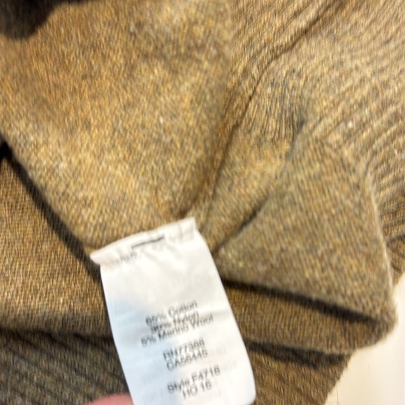 J. Crew 1/4 Zip Sweater Brown Size Large - Picture 6 of 6